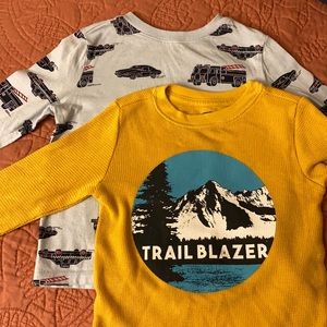 Old Navy boys long sleeve graphic shirts 4T